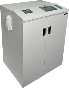 INFOSTOP IS8732HS Combined High Security SEG-001 Class A Paper & Top Secret SEG-009 2x2mm Optical Media Shredder