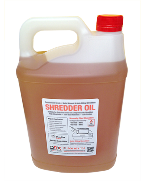 Bulk Shredder Oil 5L