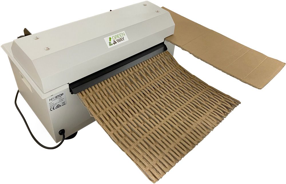 INFOSTOP CB410 Heavy Duty Cardboard Perforating Shredder