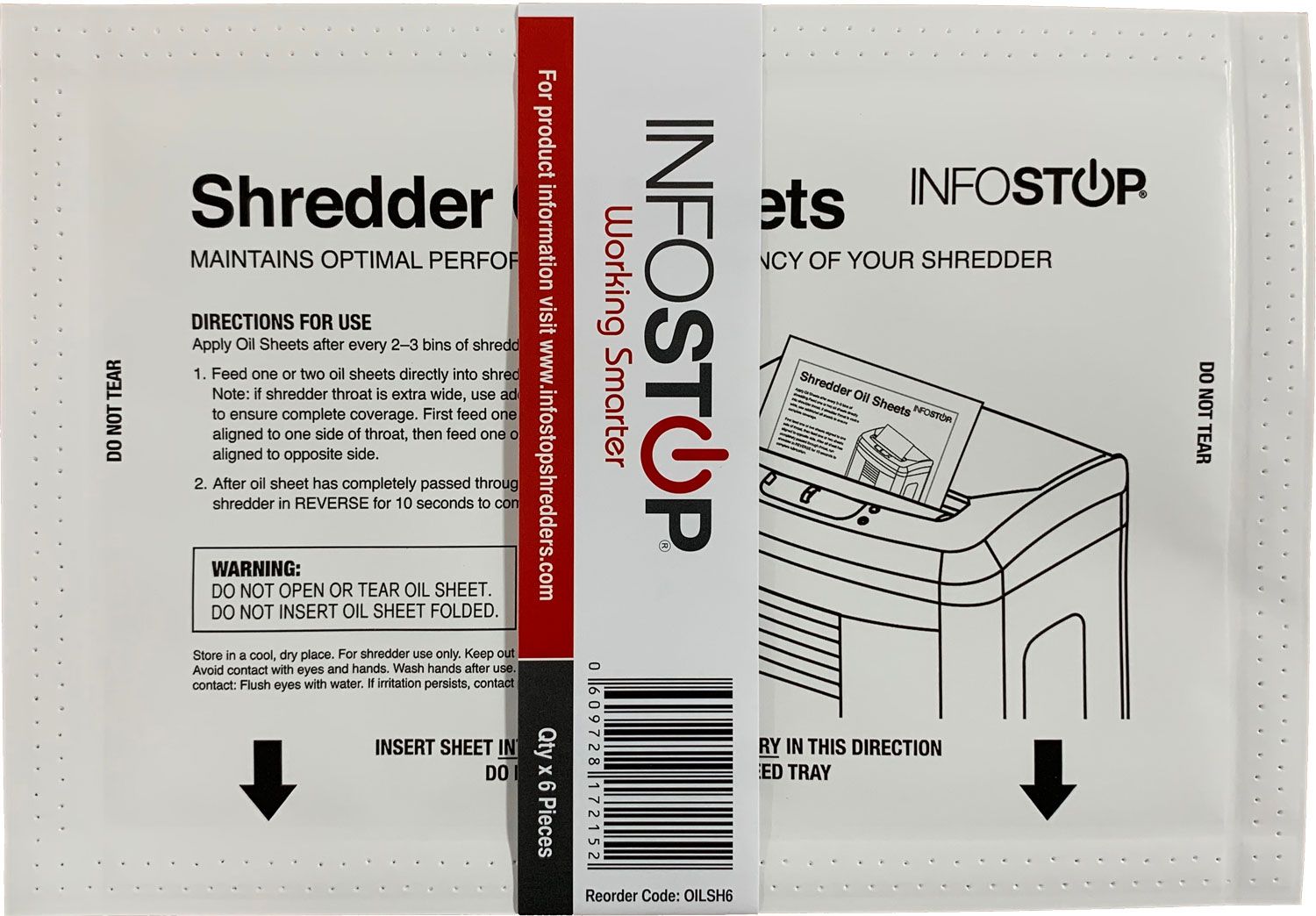 INFOSTOP OIl Sheets