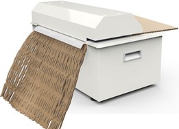 CB410 Cardboard Shredder Rear