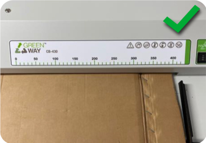 cardboard perforating correct placement 3